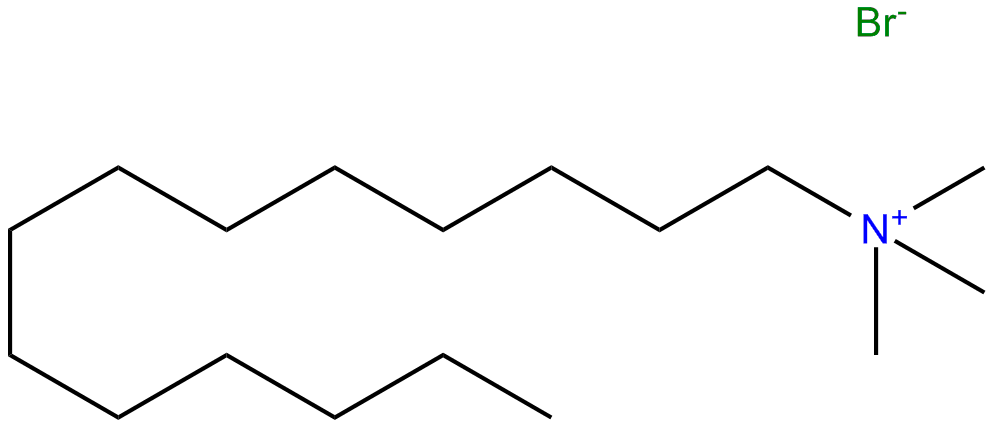 Image of N,N,N-trimethyl-1-tetradecanaminium bromide