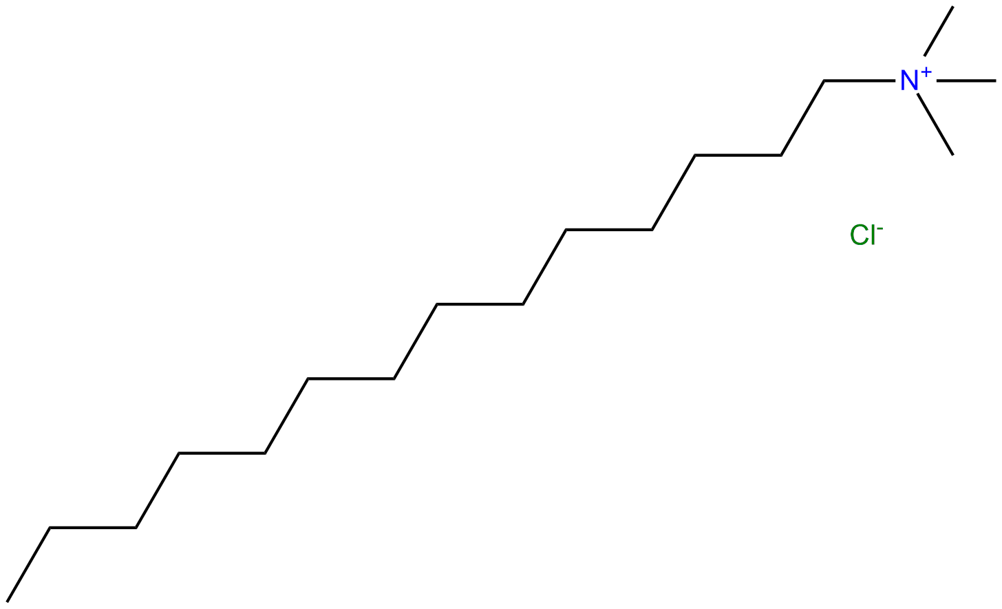 Image of N,N,N-trimethyl-1-tetradecanaminium chloride