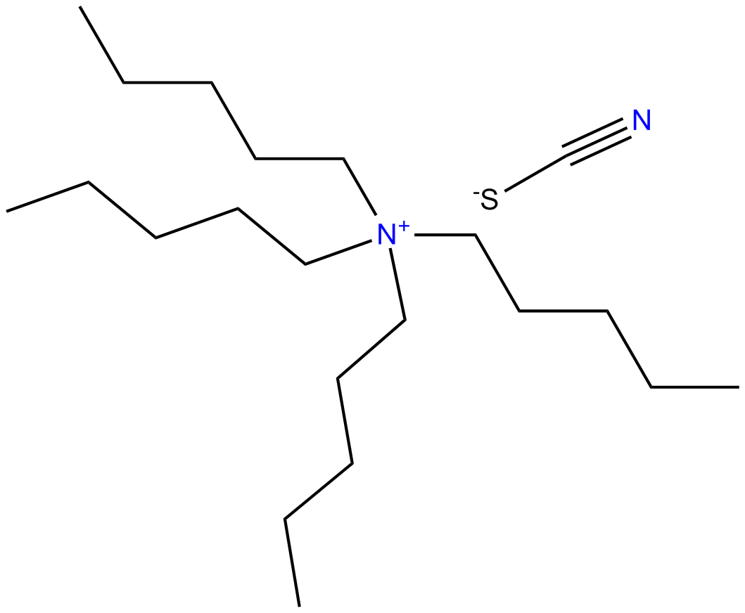 Image of N,N,N-tripentyl-1-pentanaminium thiocyanate