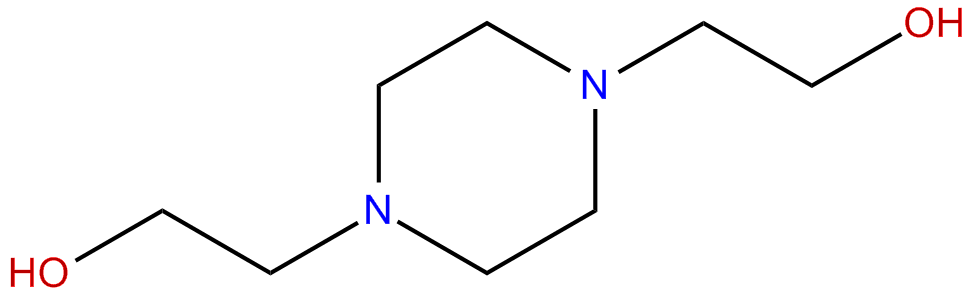 Image of N,N'-bis(2-hydroxyethyl)piperazine