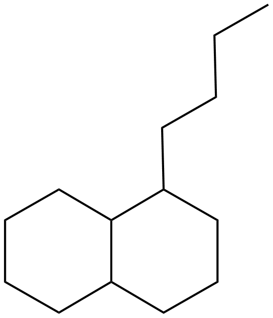 Image of naphthalene, 1-butyldecahydro-