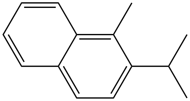 Image of naphthalene, 1-methyl-2-(1-methylethyl)-