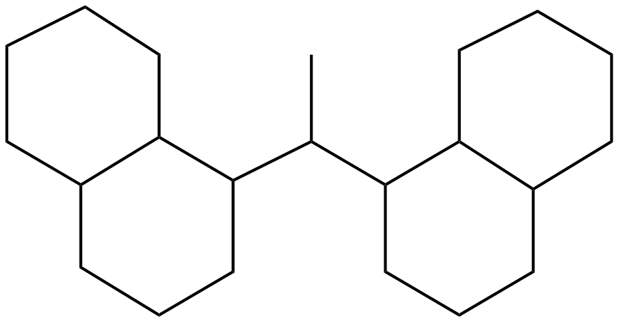 Image of naphthalene, 1,1'-ethylidenebis[decahydro-