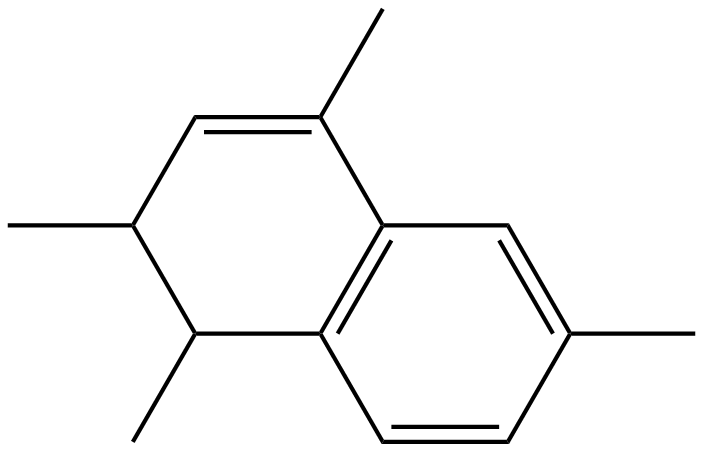 Image of naphthalene, 1,2-dihydro-1,2,4,6-tetramethyl-