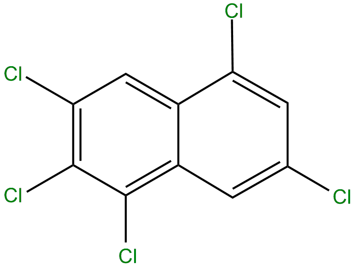 Image of naphthalene, 1,2,3,5,7-pentachloro-