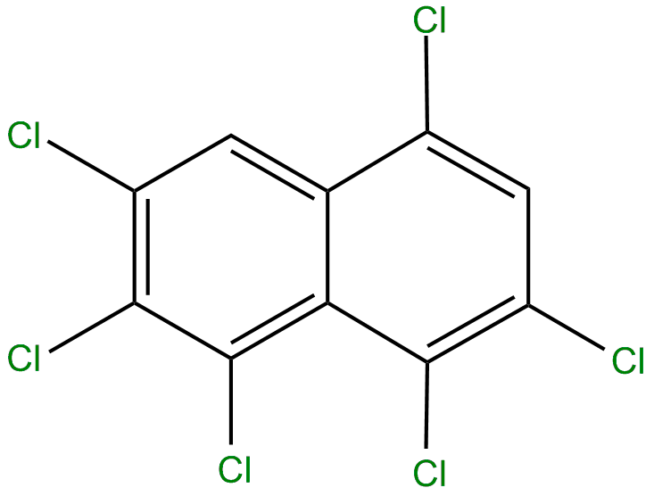 Image of naphthalene, 1,2,3,5,7,8-hexachloro-
