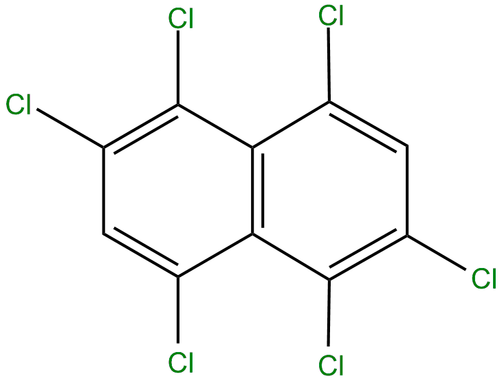Image of naphthalene, 1,2,4,5,6,8-hexachloro-