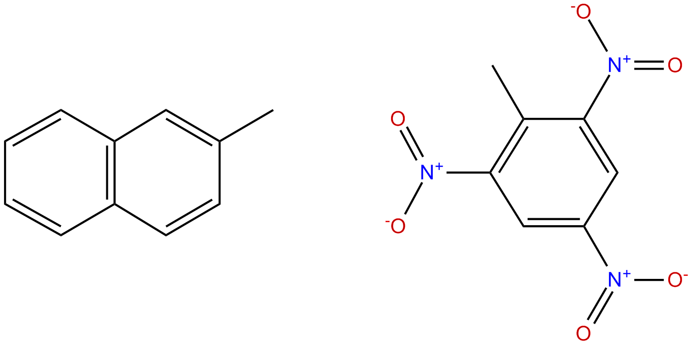 Image of naphthalene, 2-methyl-, compd. with 2-methyl-1,3,5-trinitrobenzene(1:1)