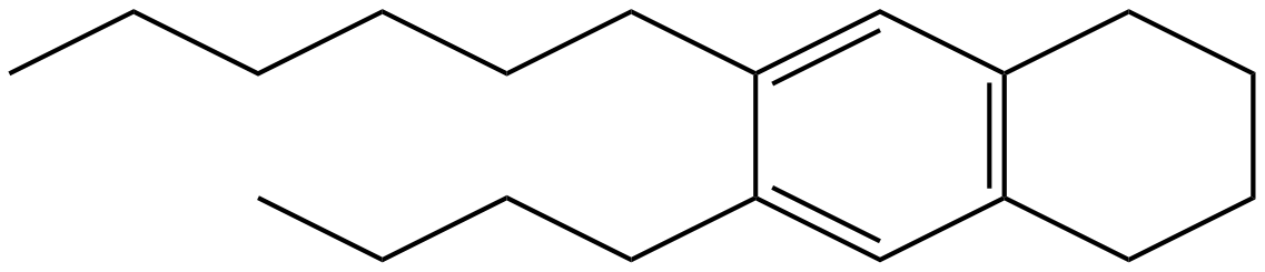Image of naphthalene, 6-butyl-7-hexyl-1,2,3,4-tetrahydro-