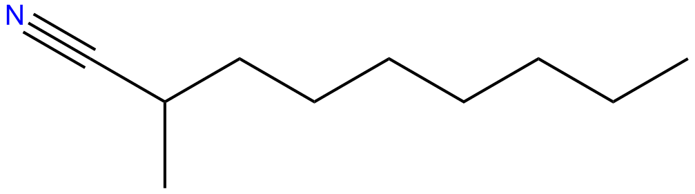 Image of nonanenitrile, 2-methyl-