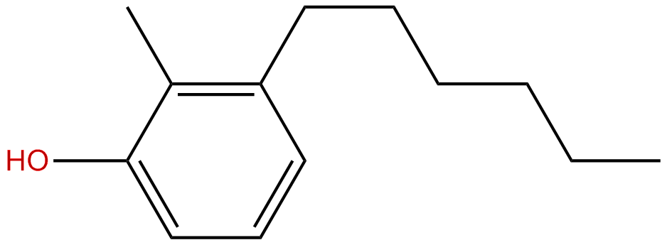 Image of o-cresol, 3-hexyl-