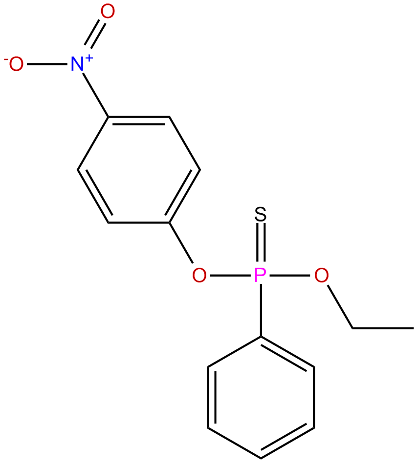Image of O-ethyl O-(4-nitrophenyl) benzenethiophosphonate