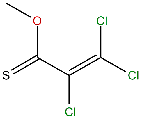Image of O-methyl 2,3,3-trichloro-2-propenethioate
