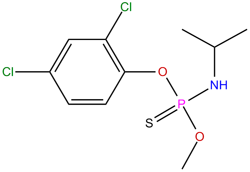 Image of O-(2,4-dichlorophenyl) O-methyl isopropylphosphoramidothioate