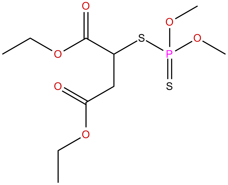 Image of O,O-dimethyl S-[1,2-bis(ethoxycarbonyl)ethyl] dithiophosphate