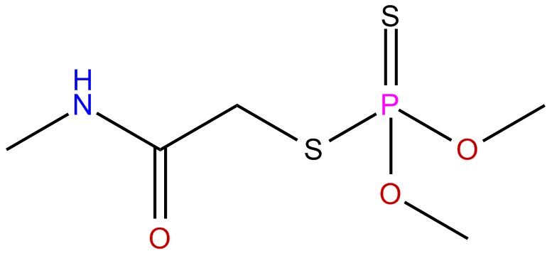 Image of O,O-dimethyl S-[2-(methylamino)-2-oxoethyl]phosphorodithioate