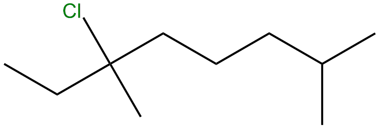Image of octane, 6-chloro-2,6-dimethyl-