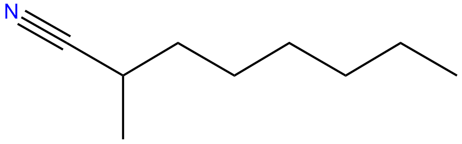 Image of octanenitrile, 2-methyl-
