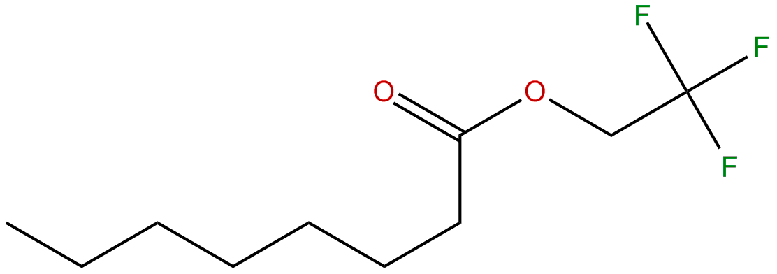 Image of octanoic acid, 2,2,2-trifluoroethyl ester