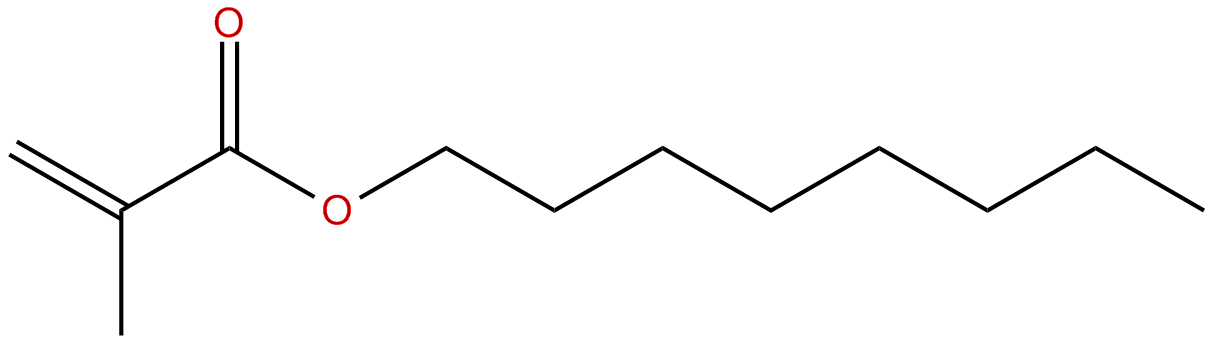 Image of octyl 2-methyl-2-propenoate