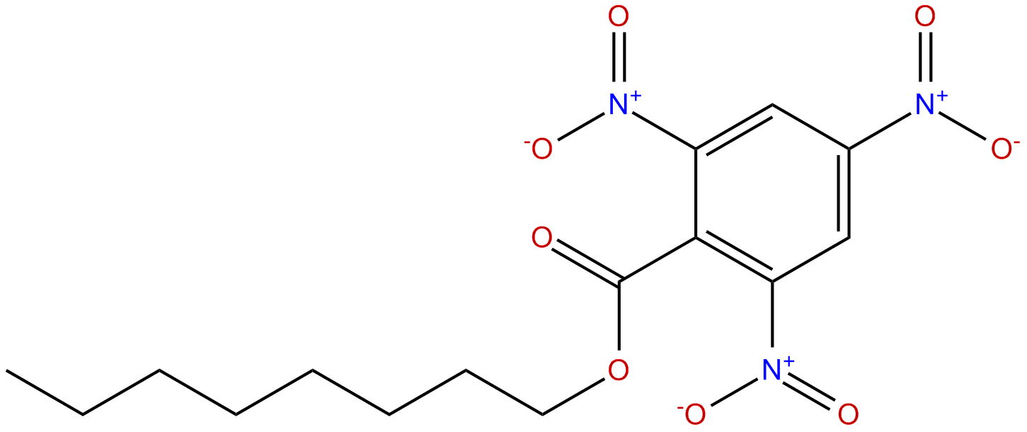 Image of octyl 2,4,6-trinitrobenzoate