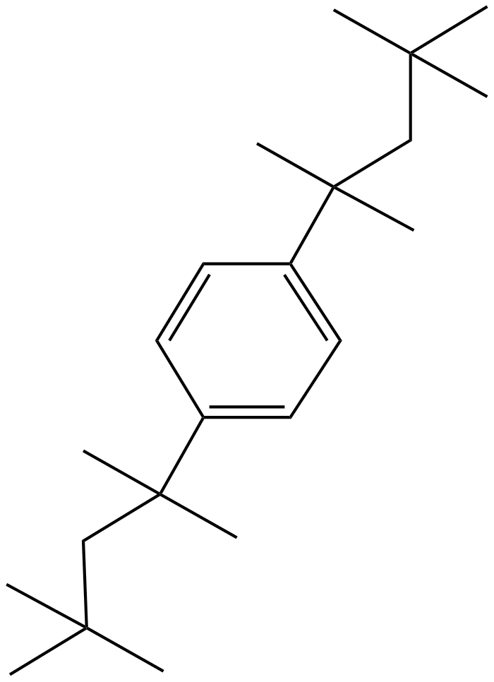 Image of p-bis(1,1,3,3-tetramethylbutyl)benzene