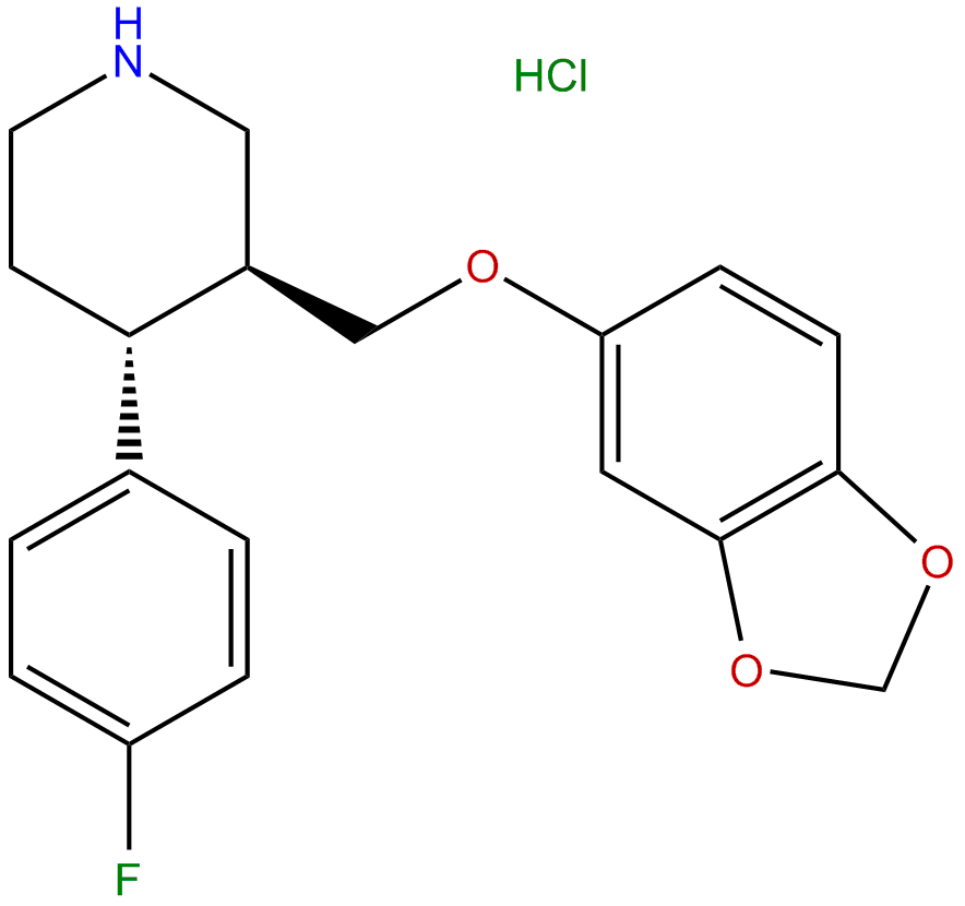 Image of paroxetine hydrochloride hemihydrate