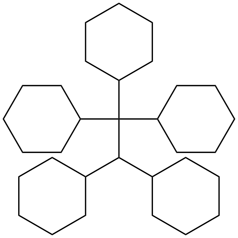 Image of pentacyclohexylethane