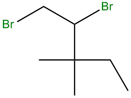 Image of pentane, 1,2-dibromo-3,3-dimethyl-
