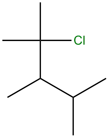 Image of pentane, 2-chloro-2,3,4-trimethyl-