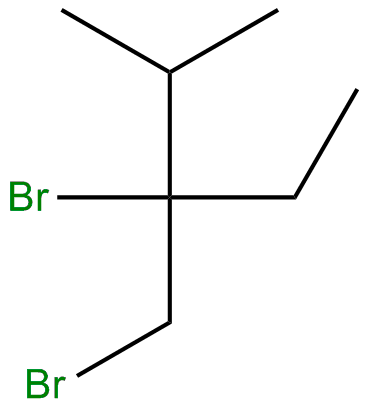 Image of pentane, 3-bromo-3-(bromomethyl)-2-methyl-