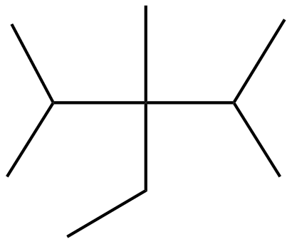 Image of pentane, 3-ethyl-2,3,4-trimethyl-
