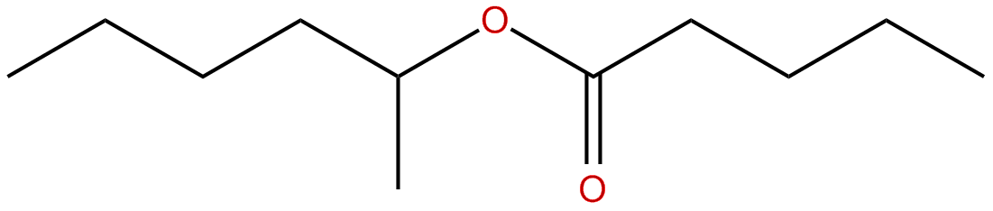 Image of pentanoic acid, 1-methylpentyl ester