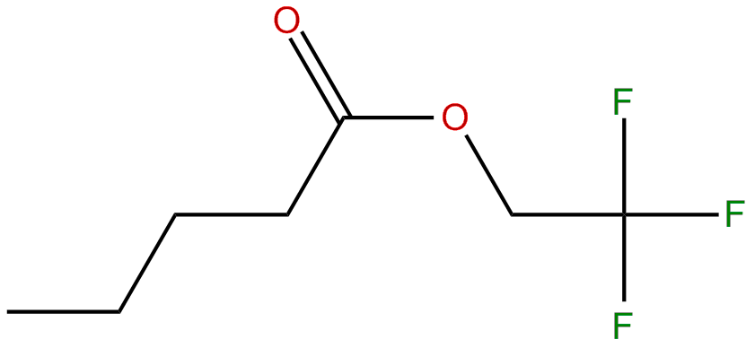 Image of pentanoic acid, 2,2,2-trifluoroethyl ester