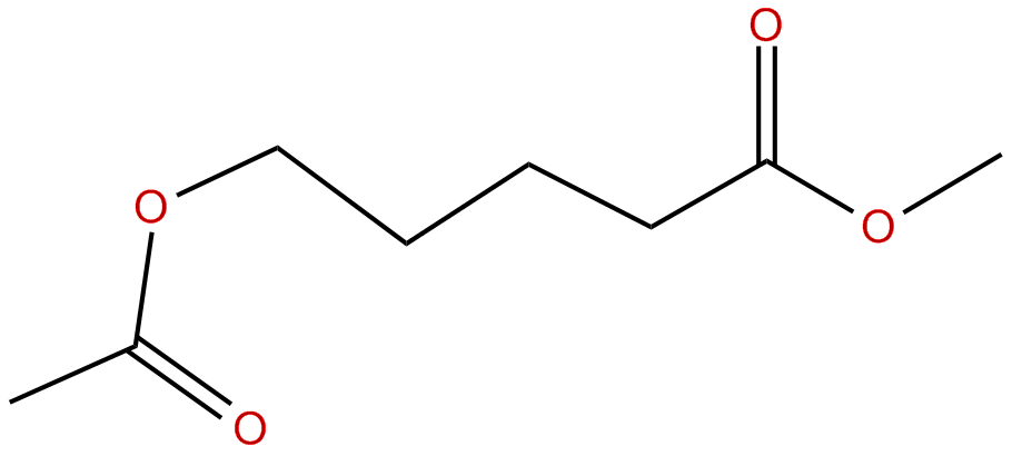 Image of pentanoic acid, 5-(acetyloxy)-, methyl ester