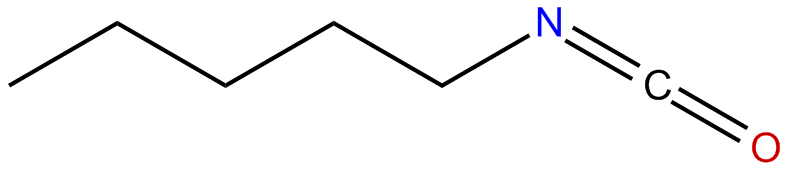 Image of pentyl isocyanate