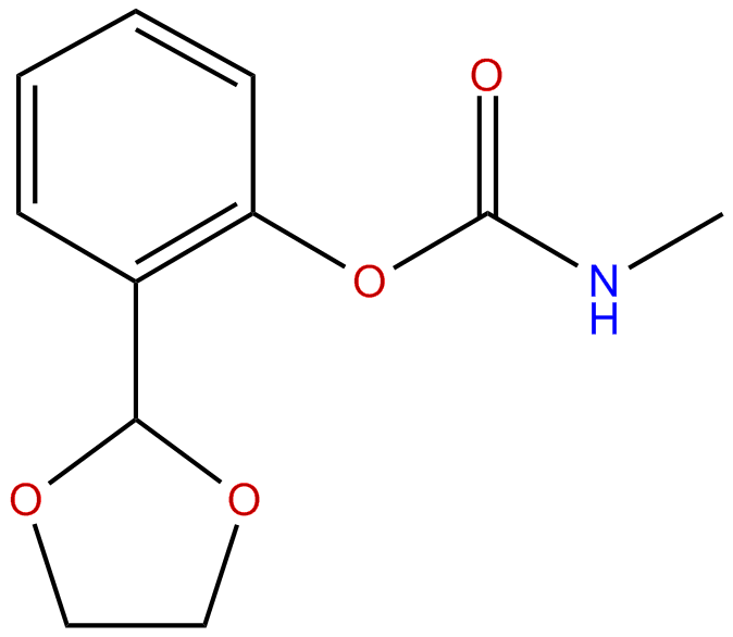 Image of phenol, 2-(1,3-dioxolan-2-yl)-, methylcarbamate
