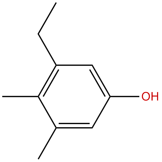 Image of phenol, 3-ethyl-4,5-dimethyl-