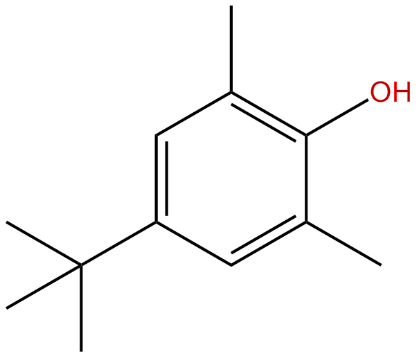 Image of phenol, 4-(1,1-dimethylethyl)-2,6-dimethyl-