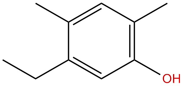 Image of phenol, 5-ethyl-2,4-dimethyl-