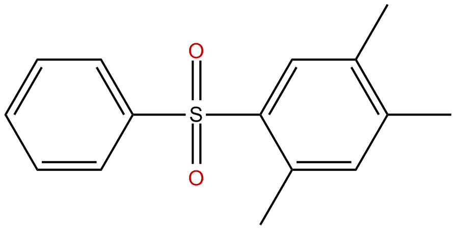 Image of phenyl 2,4,5-trimethylphenyl sulfone