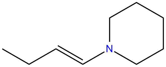 Image of piperidine, 1-(1-butenyl)-