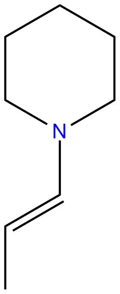 Image of piperidine, 1-(1-propenyl)-