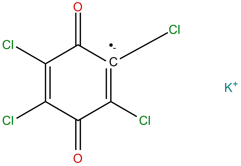 Image of potassium 2,3,5,6-tetrachloro-2,5-cyclohexadiene-1,4-dione