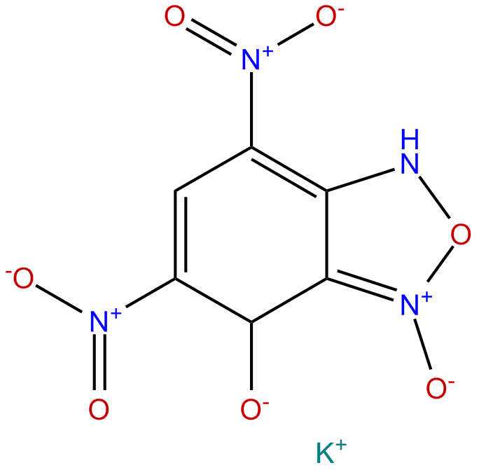 Image of potassium dinitrobenzofuroxan