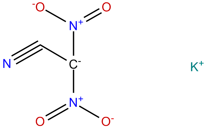 Image of potassium dinitrocyanomethide