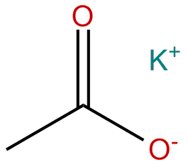 Image of potassium ethanoate