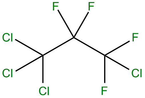 Image of propane, 1,1,1,3-tetrachloro-2,2,3,3-tetrafluoro-