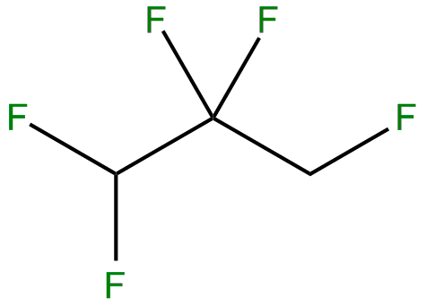 Image of propane, 1,1,2,2,3-pentafluoro-