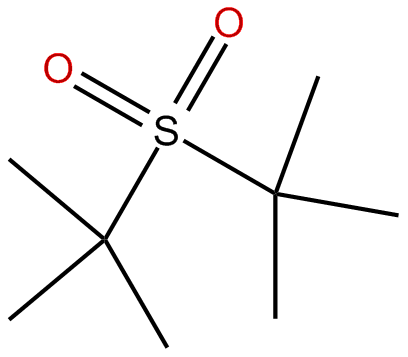 Image of propane, 2-[(1,1-dimethylethyl)sulfonyl]-2-methyl-